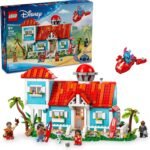 LEGO Disney Lilo and Stitch Beach House Playset with 5 Mini Figures, Ages 9 and up