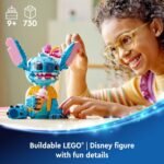 LEGO Disney Stitch - Toy Building Kit - Buildable Figure with Ice Cream Cone - Fun Birthday Gift for Kids, 43249 - Image 6