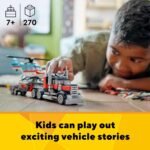 LEGO Creator 3 in 1 Flatbed Truck with Helicopter Toy, Transforms from Flatbed Truck Toy to Propeller Plane to Hot Rod and SUV Car Toys, Gift Idea for Boys and Girls Ages 7 Years Old and Up, 31146 - Image 7