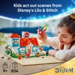 LEGO Disney Lilo and Stitch Beach House Playset with 5 Mini Figures, Ages 9 and up - Image 3