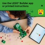 LEGO Minecraft The Creeper Kids Building Toy - Minecraft Toy for Boys & Girls, Ages 10+ - Room Decor for Gamers w/ 1st Version Creeper Minifigure - Gift for Birthdays - 21276 - Image 2