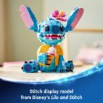 LEGO Disney Stitch - Toy Building Kit - Buildable Figure with Ice Cream Cone - Fun Birthday Gift for Kids, 43249 - Image 2
