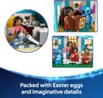 LEGO Disney Lilo and Stitch Beach House Playset with 5 Mini Figures, Ages 9 and up - Image 6