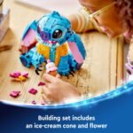 LEGO Disney Stitch - Toy Building Kit - Buildable Figure with Ice Cream Cone - Fun Birthday Gift for Kids, 43249 - Image 3