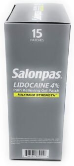 Salonpas LIDOCAINE Pain Relieving Maximum Strength Gel 15Patch - Image 6