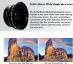 Canon EOS Rebel T7 Digital SLR Camera with EF-S 18-55mm + EF 75-300mm Daul Lens + SanDisk 64GB Memory Card + Tripod + Case + Wideangle Lenses + ZeeTech Accessory Bundle (21pc Bundle) - Image 7